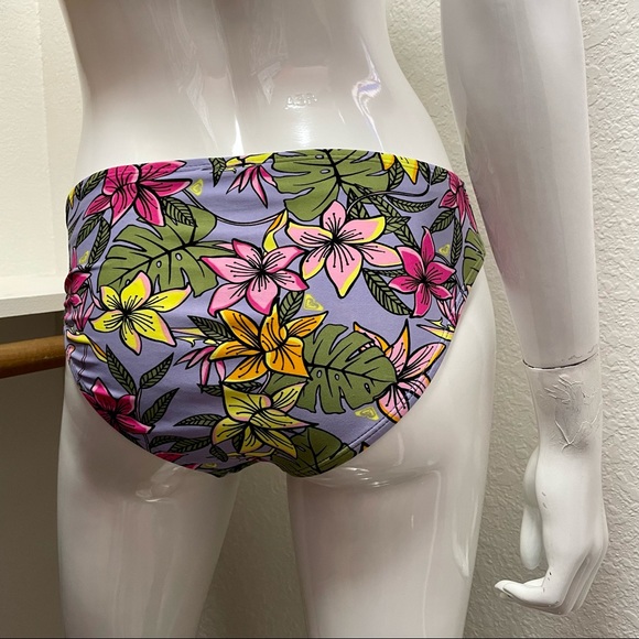 Roxy Girl 🌸 Hawaiian Beach Classics Bikini Bottom Girls Sz 16-XL - Picture 3 of 11